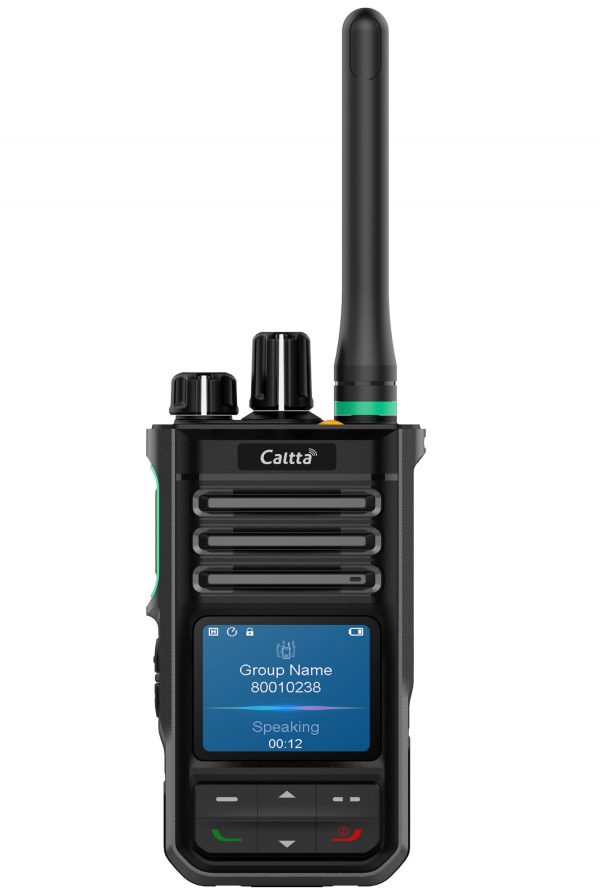 Front view Caltta PH660 with dials and antenna